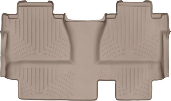 Килимки WeatherTech Beige для Toyota Tundra (mkII)(double cab)(2 row) 2014-2021 - Фото 1