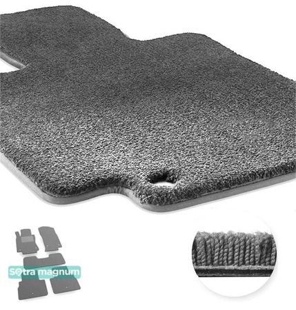 Двошарові килимки Sotra Magnum Grey для Infiniti Q60 (купе та кабріо)(mkI) 2013-2015 - Фото 1