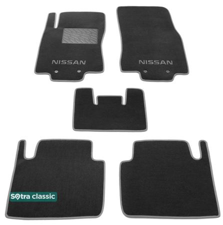 Двухслойные коврики Sotra Classic Grey для Nissan X-Trail (mkIII) / Rogue (mkII) 2013-2021 - Фото 1
