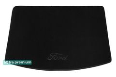 Двухслойные коврики Sotra Premium Black для Ford Kuga (mkII)(верхний уровень)(багажник) 2012-2020