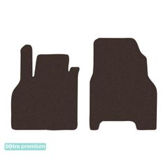 Двошарові килимки Sotra Premium Chocolate для Mercedes-Benz Citan (W415)(1 ряд) 2012-2021