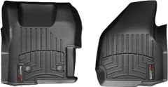 Коврики Weathertech Black для Ford Super Duty (single cab)(mkIII)(with 4x4 shifter)(no dead pedal)(1 row) 2011-2012 automatic - Фото 1