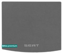 Двошарові килимки Sotra Premium Grey для Seat Ateca (mkI)(без дворівневої підлоги)(верхній)(багажник) 2016→ - Фото 1