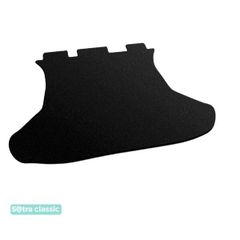 Двошарові килимки Sotra Classic Black для Лада 110 (2112)(5-дв. хетчбек)(багажник) 1996-2014