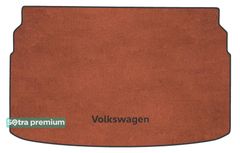Двошарові килимки Sotra Premium Terracotta для Volkswagen T-Cross (mkI)(нижній рівень)(багажник) 2019→