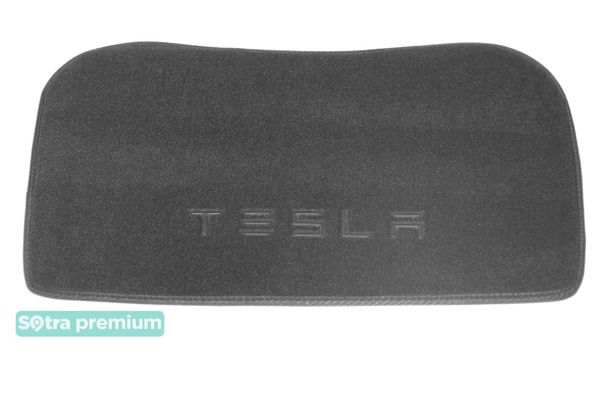 Двошарові килимки Sotra Premium Grey для Tesla Model 3 (mkI)(рівна поверхня)(передній багажник) 2017-2020 - Фото 1