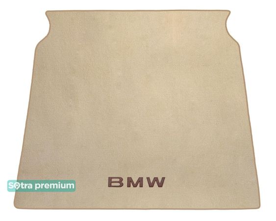 Двухслойные коврики Sotra Premium Beige для BMW 3-series (G20; G80)(седан) / 4-series (G22; G82)(купе)(багажник) 2018→ - Фото 1
