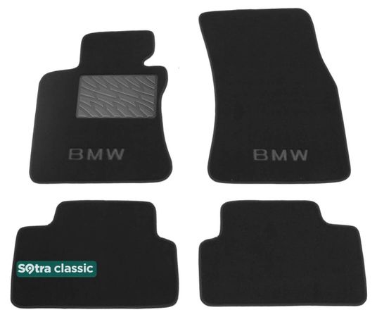 Двошарові килимки Sotra Classic Grey для BMW 6-series (E63) 2003-2010 - Фото 1