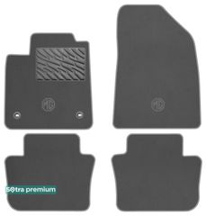 Двошарові килимки Sotra Premium Grey для MG 4 EV (mkI) 2022→