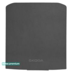 Двошарові килимки Sotra Premium Grey для Skoda Superb (mkIII)(універсал)(нижній рівень)(багажник) 2015→