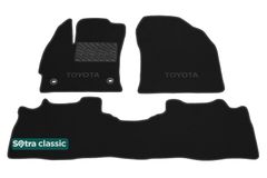 Двухслойные коврики Sotra Classic Black для Toyota Prius + (mkI)(универсал) 2012-2017 (USA) - Фото 1