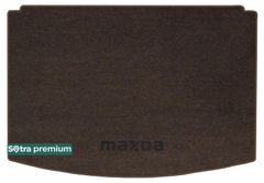 Двошарові килимки Sotra Premium Chocolate для Mazda CX-3 (mkI)(багажник) 2015-2022 - Фото 1