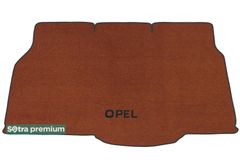 Двухслойные коврики Sotra Premium Terracotta для Opel Astra (mkIII)(H)(хетчбэк)(багажник) 2004-2014
