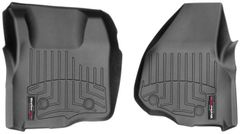 Коврики WeatherTech Black для Ford Super Duty (mkIII)(extended & double cab)(no 4x4 shifter)(no dead pedal)(2 pcs.)(1 row) 2011-2012 automatic