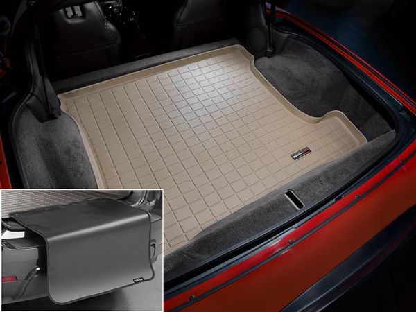 Килимок из захистом WeatherTech Beige для Chevrolet Corvette (mkVI)(coupe)(trunk) 2005-2013 - Фото 2