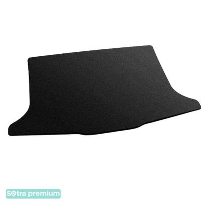 Двошарові килимки Sotra Premium Black для Fiat Sedici (mkI)(багажник) 2006-2010 - Фото 1