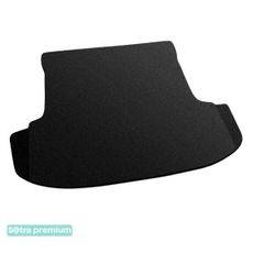 Двошарові килимки Sotra Premium Black для Skoda Octavia (mkI)(A4)(ліфтбек)(багажник) 1997-2010