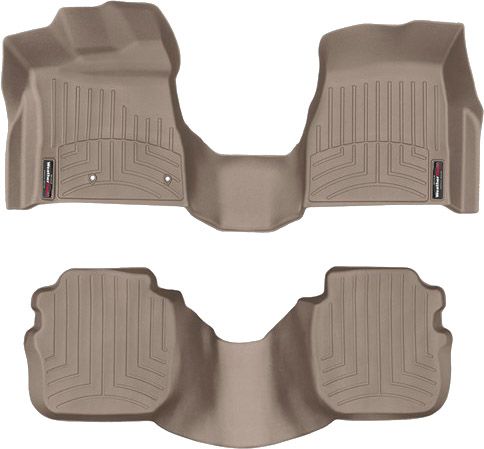 Коврики Weathertech Beige для Lincoln Town Car (not long)(mkIII) 1998-2011 - Фото 1