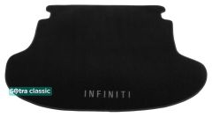 Двошарові килимки Sotra Classic Black для Infiniti FX / QX70 (mkII)(багажник) 2009-2017