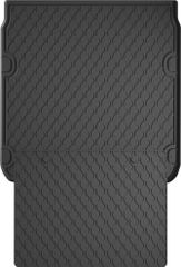 Резиновые коврики в багажник Gledring для Audi A5/S5 (mkI)(лифтбэк) 2011-2016 (багажник с защитой)