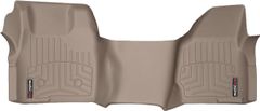 Коврики Weathertech Beige для Ford Super Duty (single cab)(mkIII)(no 4x4 shifter)(no dead pedal)(1 pc.)(1 row) 2011-2012 automatic