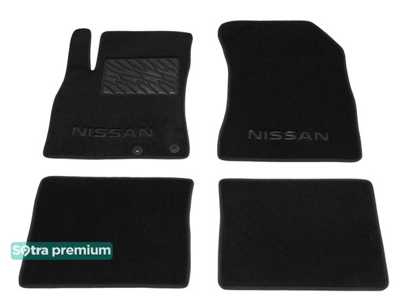 Двошарові килимки Sotra Premium Graphite для Nissan Note (mkII)(E12) 2012-2020 - Фото 1