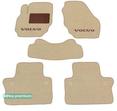 Двошарові килимки Sotra Premium Beige для Volvo S80 (mkII) 2006-2016