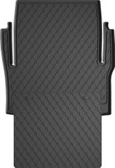 Резиновые коврики в багажник Gledring для BMW 3-series (F30; F80)(седан) 2012-2019 (багажник с защитой)