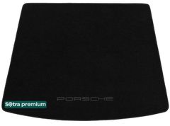 Двухслойные коврики Sotra Premium Black для Porsche Cayenne (mkIII)(багажник) 2017→ - Фото 1