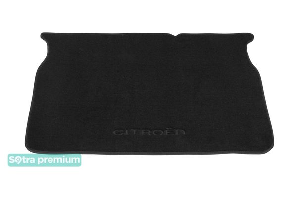 Двухслойные коврики Sotra Premium Black для Citroen C3 (mkIII)(багажник) 2016→ - Фото 1