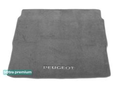 Двошарові килимки Sotra Premium Grey для Peugeot 3008 (mkII)(багажник) 2016→