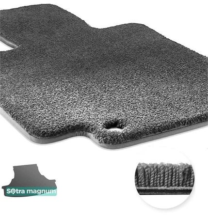 Двошарові килимки Sotra Magnum Grey для Chrysler 300C (mkI)(седан)(багажник) 2004-2010 - Фото 1