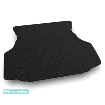Двошарові килимки Sotra Premium Black для Saab 9-5 (mkI)(седан)(багажник) 1997-2010 - Фото 1