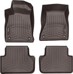 Коврики Weathertech Choco для Audi A4/S4/RS4 (B9) / A5/S5/RS5 (sportback)(mkII)(no fixings on 2 row) 2016→