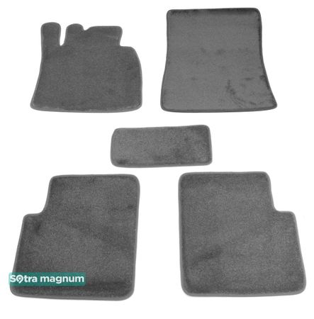Двошарові килимки Sotra Magnum Grey для Mercedes-Benz G-Class (W463)(з підстаканниками на підлозі) 2010-2018 - Фото 2