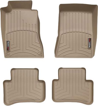 Коврики Weathertech Beige для Mercedes-Benz C-Class (W203)(RWD) 2000-2007 automatic - Фото 1