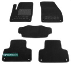 Двошарові килимки Sotra Classic Black для Land Rover Range Rover Evoque (mkI)(3-дв.) 2011-2018