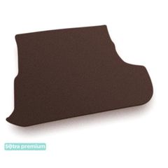 Двошарові килимки Sotra Premium Chocolate для Citroen C-Crosser (mkI)(із сабвуфером)(багажник) 2007-2013