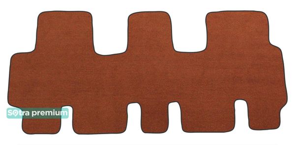 Двошарові килимки Sotra Premium Terracotta для Hyundai Santa Fe (mkIII)(3 ряд) 2013-2018 - Фото 1