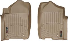 Коврик Weathertech Beige для Nissan Titan (extended cab)(mkI)(1 row)(3 fixing hooks) 2008-2015 - Фото 1