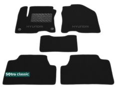 Двошарові килимки Sotra Classic Black для Hyundai Kona (mkI)(електро) 2017→ - Фото 1