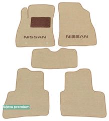 Двухслойные коврики Sotra Premium Beige для Nissan Juke (mkI) 2014-2019