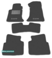Двошарові килимки Sotra Premium Grey для BMW 3-series (E36) 1991-1997