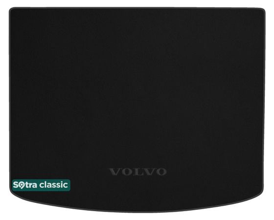 Двухслойные коврики Sotra Classic Black для Volvo V40 (mkII)(D2,D3,D4)(верхний уровень)(багажник) 2018-2019 - Фото 1