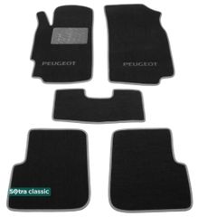 Двошарові килимки Sotra Classic Black для Peugeot 406 (mkI) 1995-2004