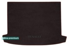 Двошарові килимки Sotra Premium Chocolate для Renault Clio (mkIV)(універсал)(багажник) 2012-2019