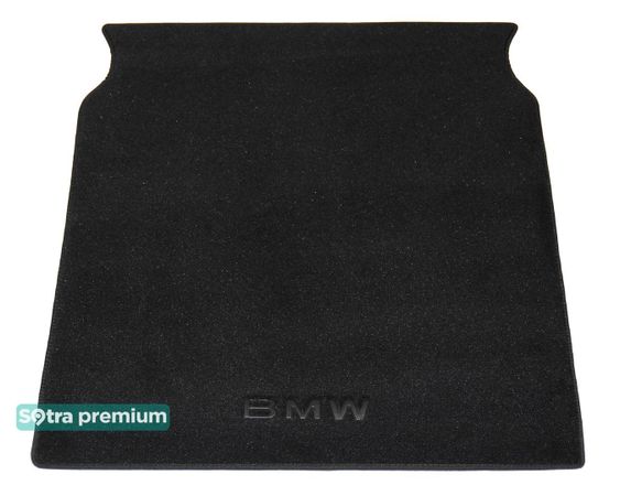 Двошарові килимки Sotra Premium Black для BMW 3-series (G20; G80)(седан) / 4-series (G22; G82)(купе)(багажник) 2018→ - Фото 1