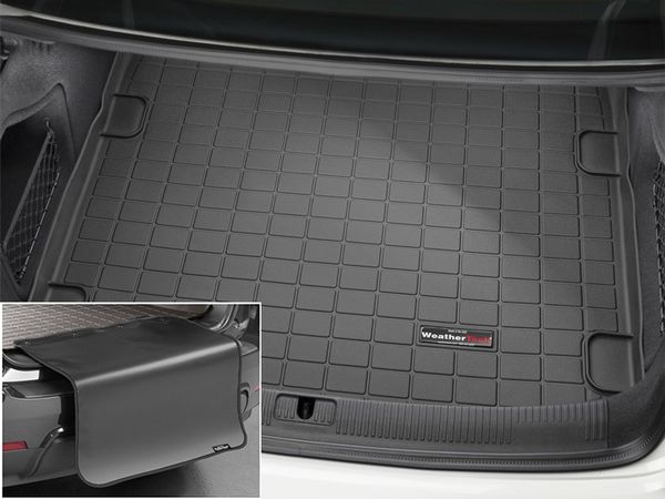 Килимок из захистом WeatherTech Black для Audi A4/S4 (B9)(sedan)(trunk) 2016→ - Фото 2
