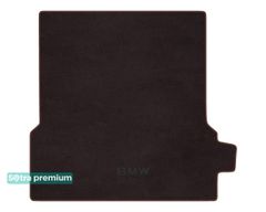 Двошарові килимки Sotra Premium Chocolate для BMW X7 (G07)(складений 3 ряд)(багажник) 2018→