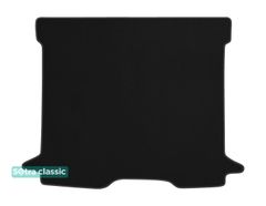 Двошарові килимки Sotra Classic Black для Dacia Dokker (mkI)(багажник) 2012-2021